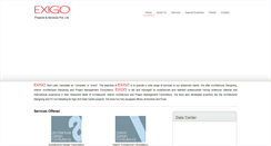 Desktop Screenshot of exigo.co.in