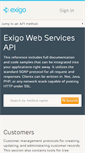 Mobile Screenshot of api.exigo.com